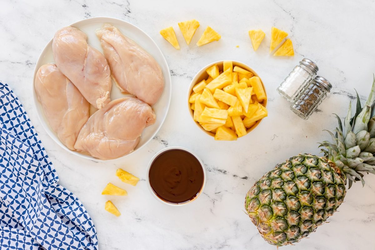 Baked BBQ Pineapple Chicken Backroad Serenity